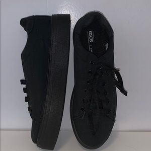 Black Platform Sneakers (ASOS Brand)